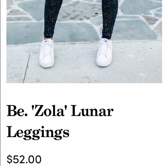 Rainbow Shimmer Black Leggings - Picture 4 of 5